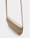 Mustard, taupe and beige leather Valeria ... | Roberto Verino