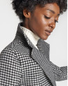 Double-faced houndstooth long coat - OI20 - % | Roberto Verino