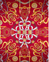 Fantasy print scarf  