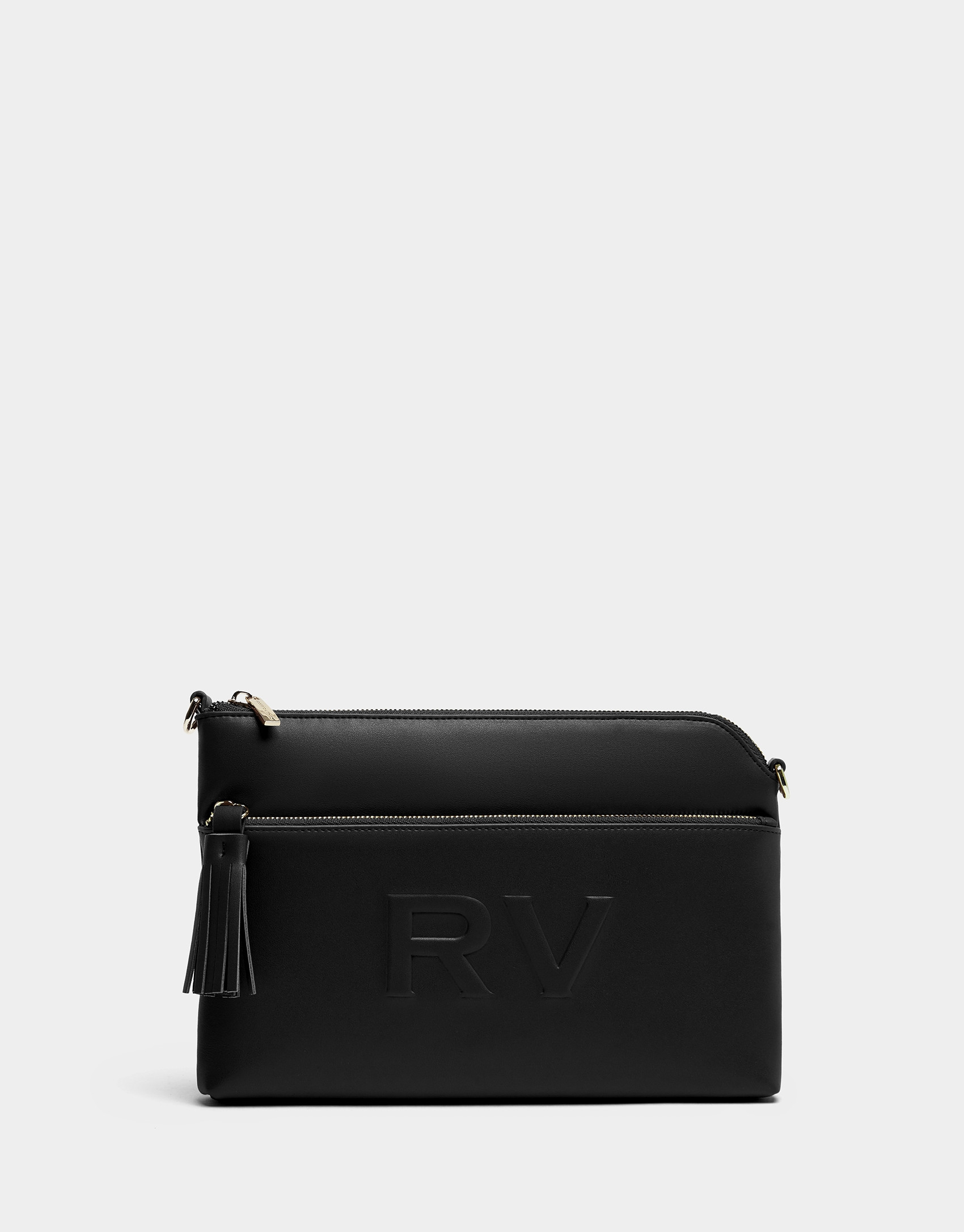 Black leather Lisa Plus shoulder bag - OI20 - % | Roberto Verino