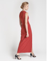 Long red party dress - Woman - SS2021 | Roberto Verino
