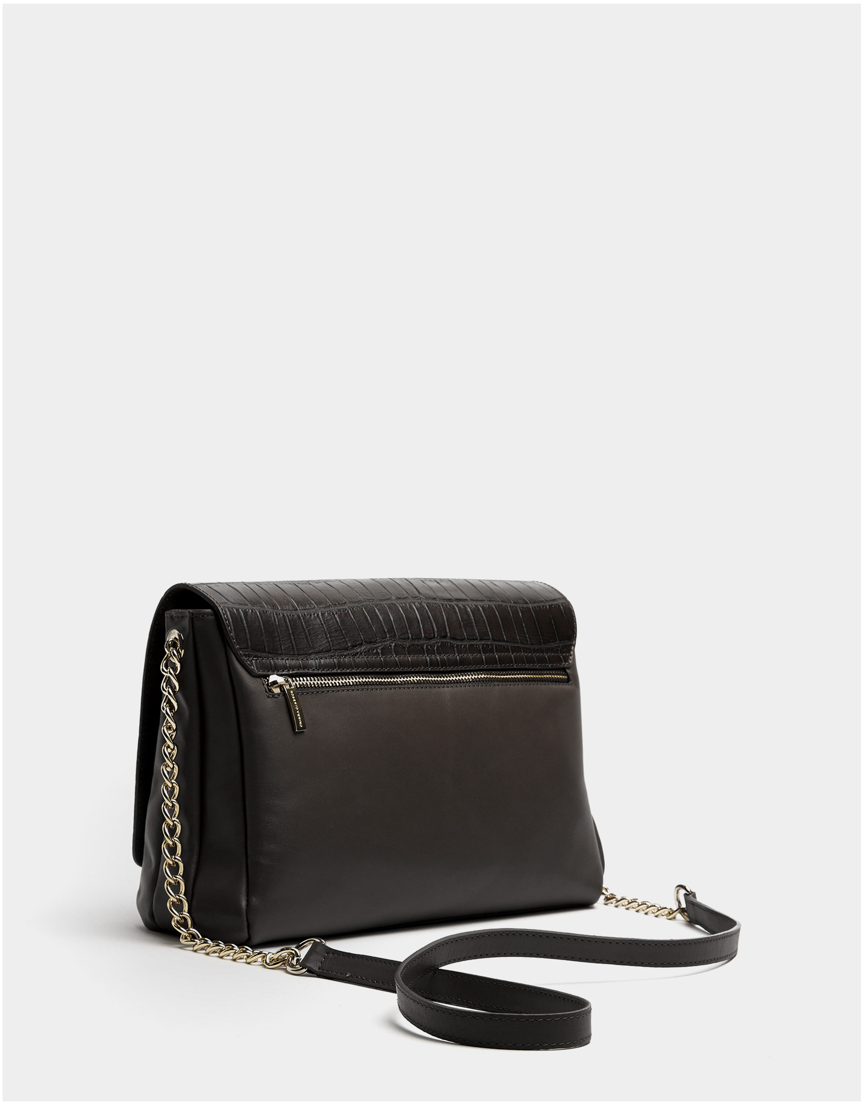 Bolso bandolera Valentina midi marrón