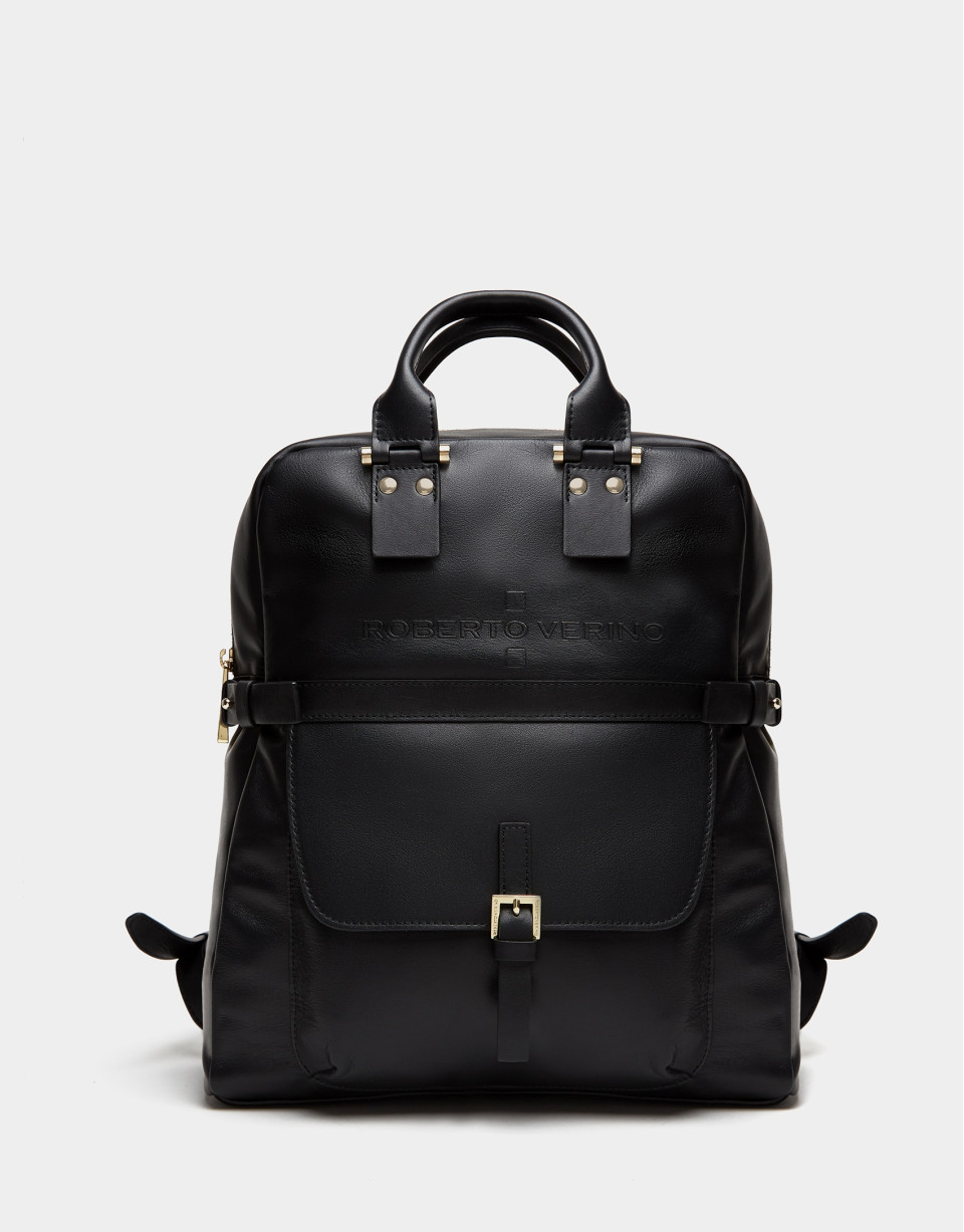 Mochila Charlotte piel negra