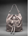 Metallic, brocade and leather Adam bag