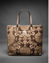 Bronze Africa Tap baroque brocade and jacquard bag 