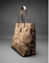 Bolso Africa Tap en tejido jaquard barroco bronce