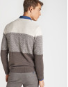 Brown, beige and tan sweater - Man - AW2020 | Roberto Verino