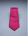 Red - blue motif tie 