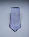 Blue - gray motif tie