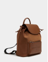 Mochila Simoneta nailon marrón