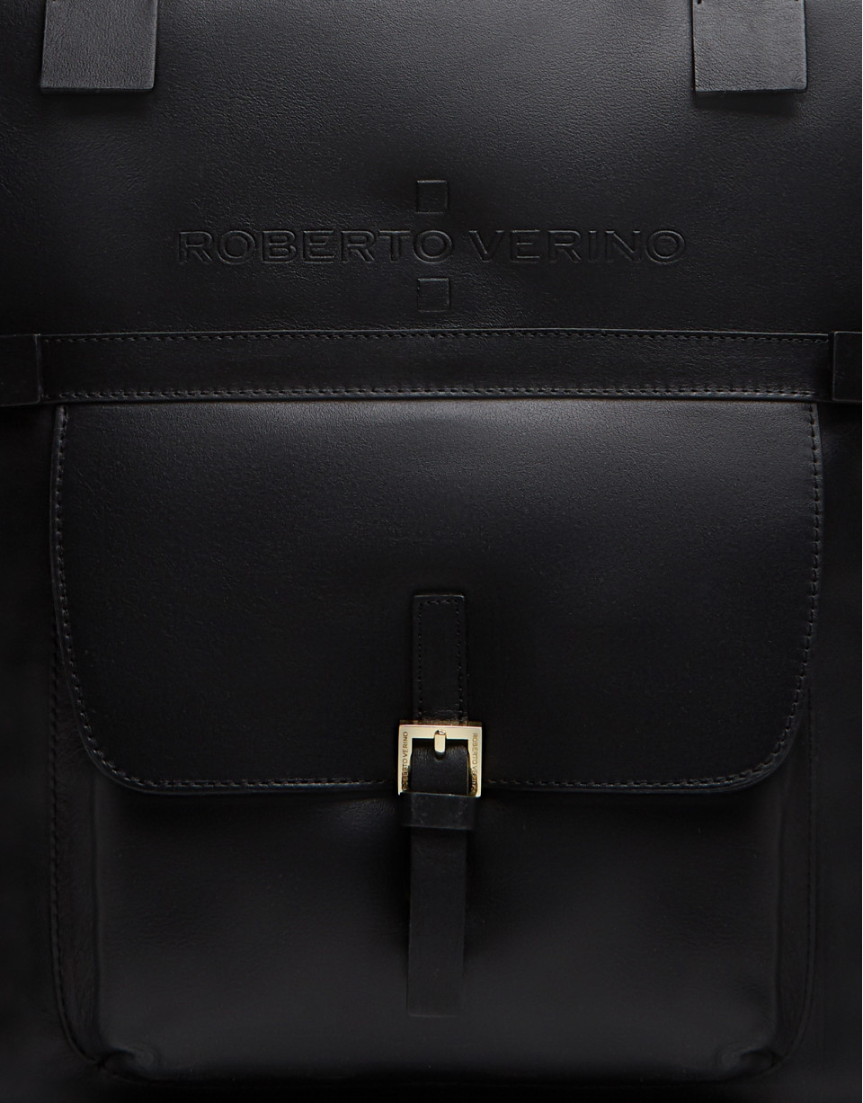 Bolso shopper Charlotte piel negro
