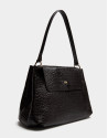 Brown leather Dundee hobo bag