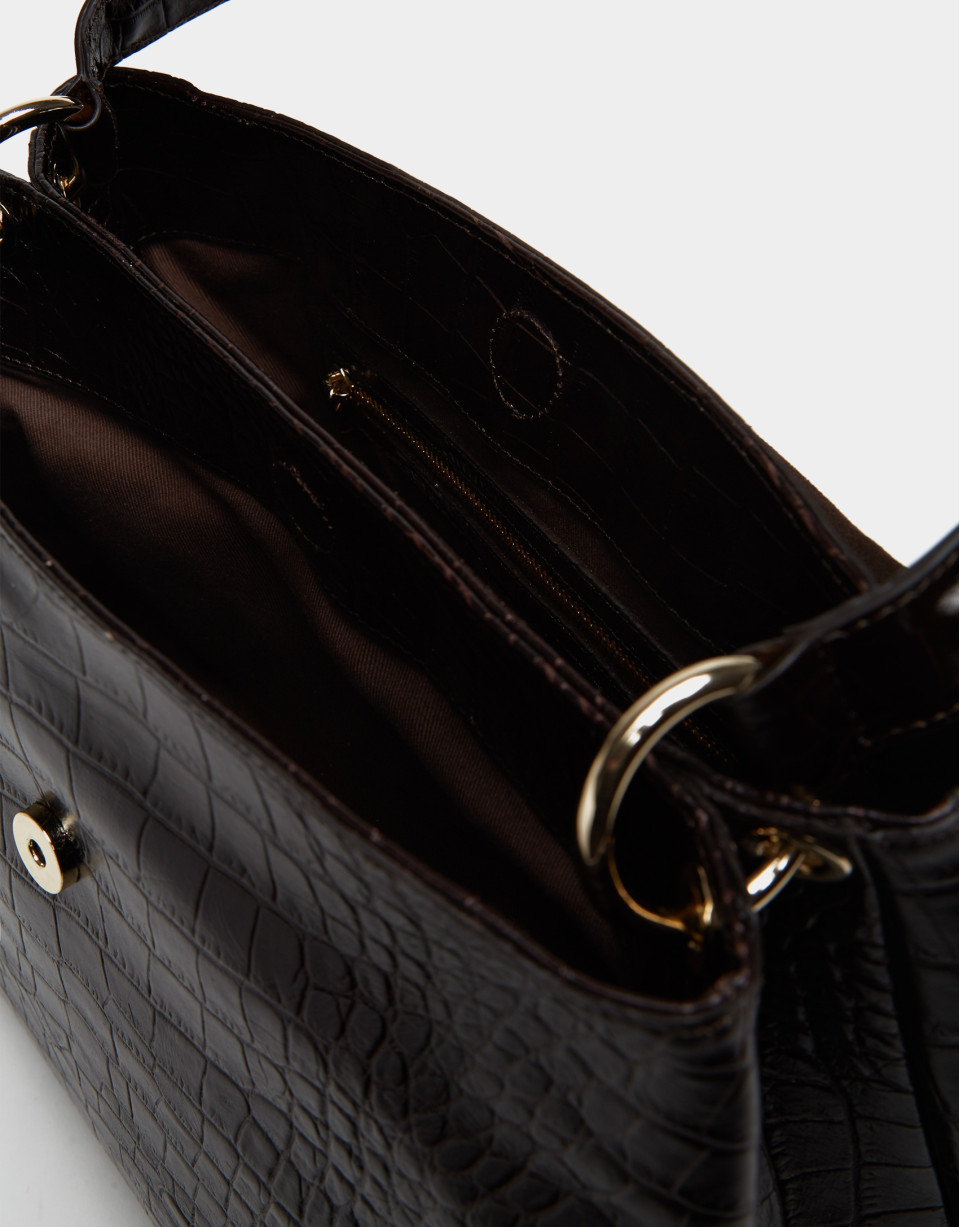 Bolso hobo Dundee piel marrón