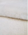 White fur collar