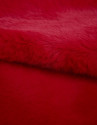 Red fur collar