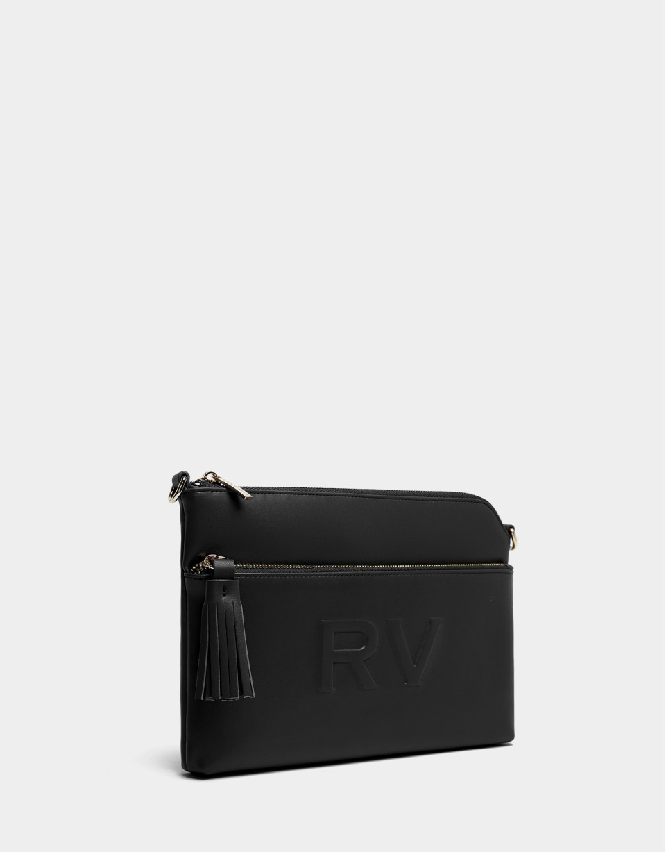 Black leather Lisa Plus shoulder bag