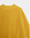 Jersey punto grueso oversize amarillo