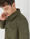 Khaki green cotton Safari jacket - Man - SS2021 | Roberto Verino