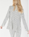 Black and white striped blazer - Woman - SS2021 | Roberto Verino