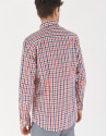 Camisa sport cuadros rojo/azul/blanco - Hombre | Roberto Verino