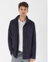 Navy blue light parka with four pockets - Man | Roberto Verino