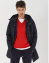 Red cotton sweater with V-neck - Man - SS2021 | Roberto Verino