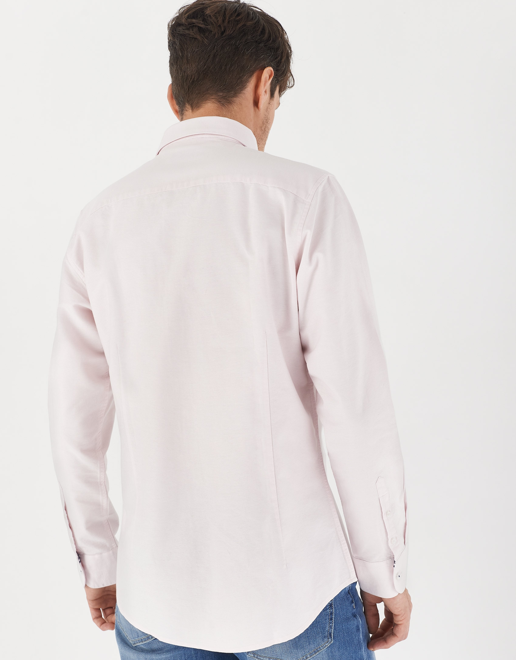 Camisa sport algodón Oxford rosa - Hombre | Roberto Verino