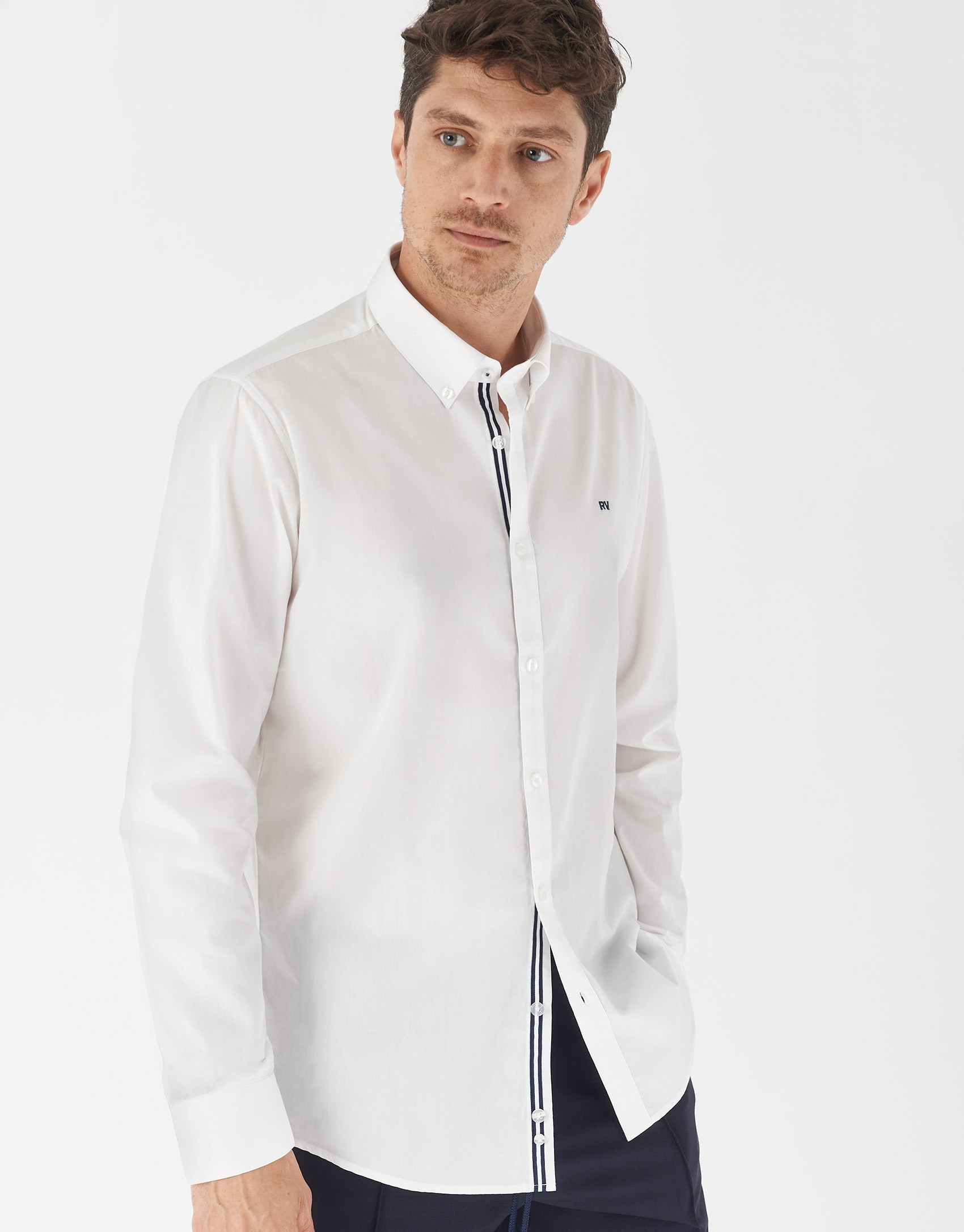 White Oxford sport shirt