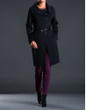 Two-faced black coat 