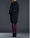 Two-faced black coat 
