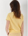 Jersey punto manga murciélago amarillo