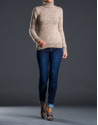 Jersey beige punto grueso