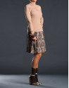 Jersey beige punto fino