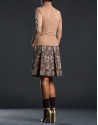 Fine knit beige sweater 