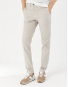 Dyed stone gray pants