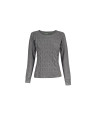  Grey round neck pullover