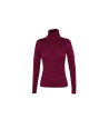 Jersey cuello cisne burdeos