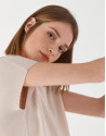 Sand-colored knit sweater with bat sleeves | Roberto Verino