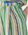 Multicolor striped, wide pants - Woman - SS2021 | Roberto Verino