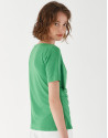Green top with draping at waist - Woman | Roberto Verino