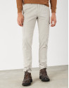 Pantalón cargo pana crudo