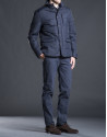 Blue, three pocket, tracksuit jacket 
