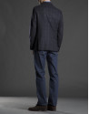 Blue checked jacket