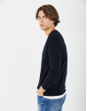 Jersey escote pico azul marino - Hombre | Roberto Verino