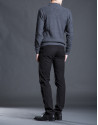 Jersey pico ochos gris