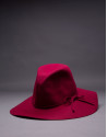 Sombrero en fieltro burdeos