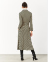 Shirtwaist dress with green and yellow circles | Roberto Verino
