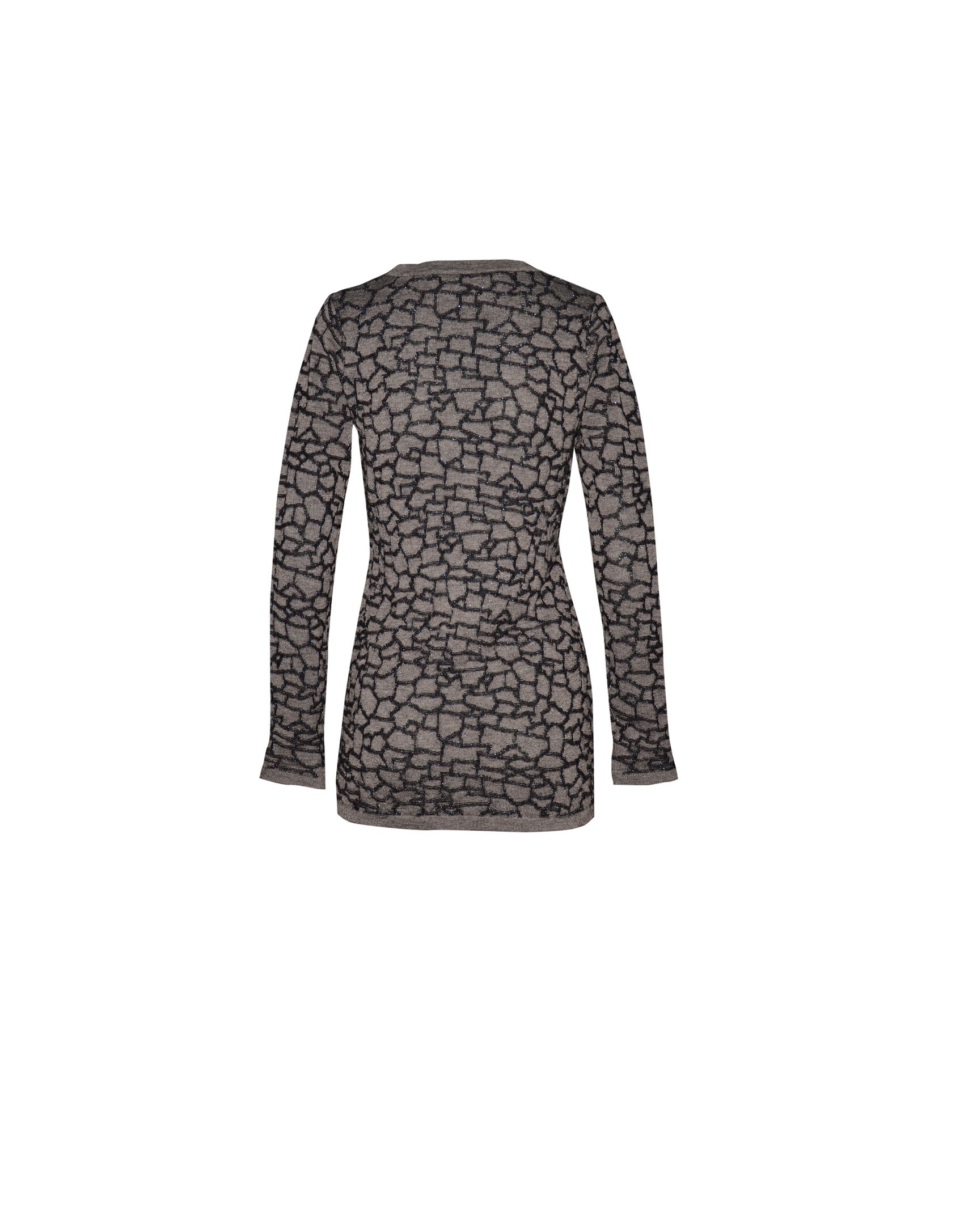  Long  jaquard taupe design 