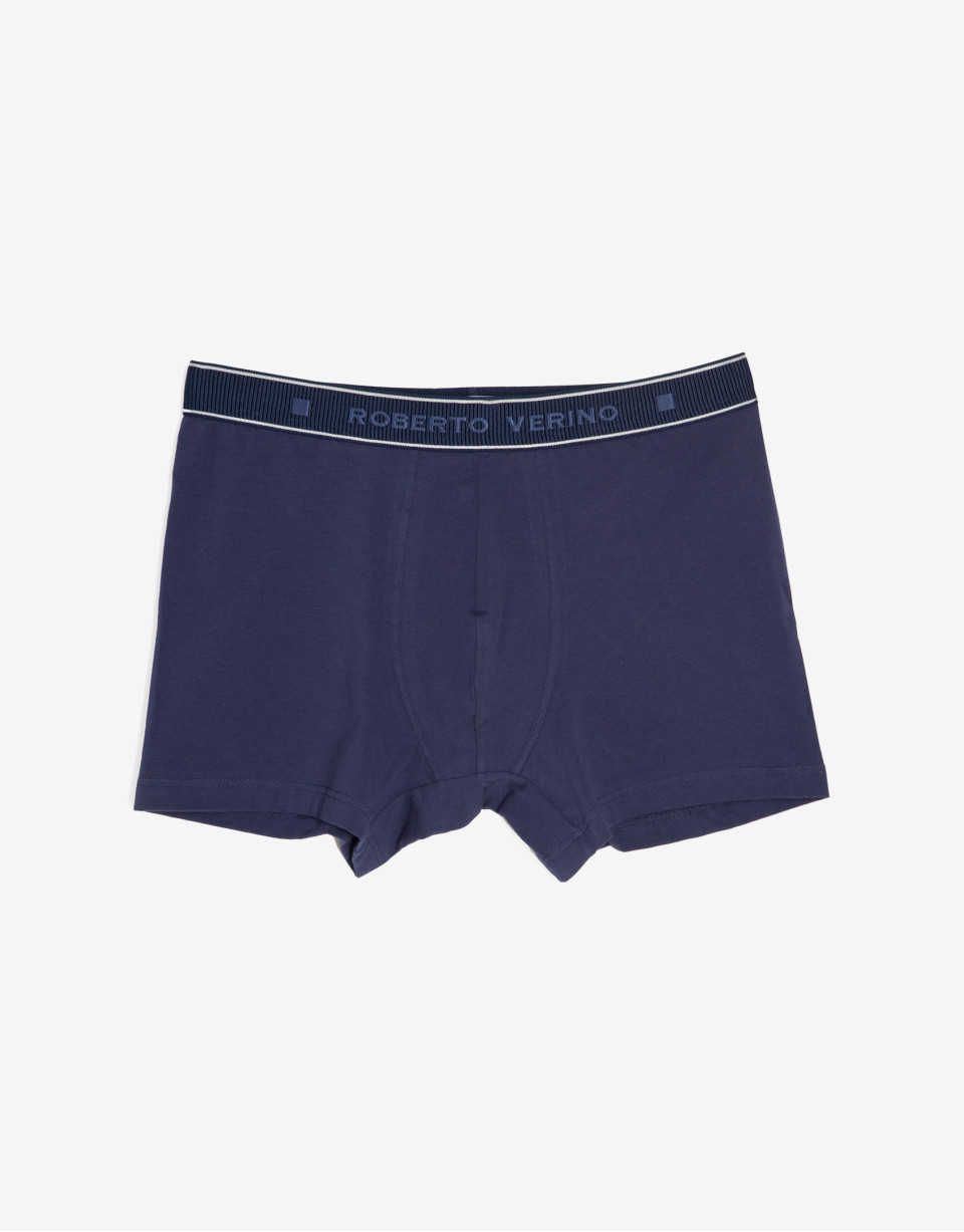 Ink blue and white boxers pack