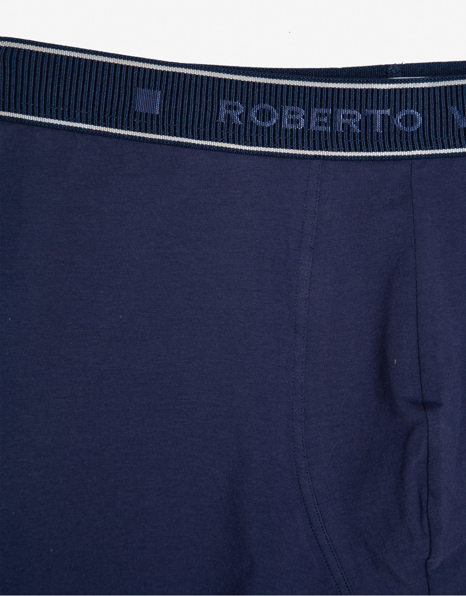 Ink blue and white boxers pack